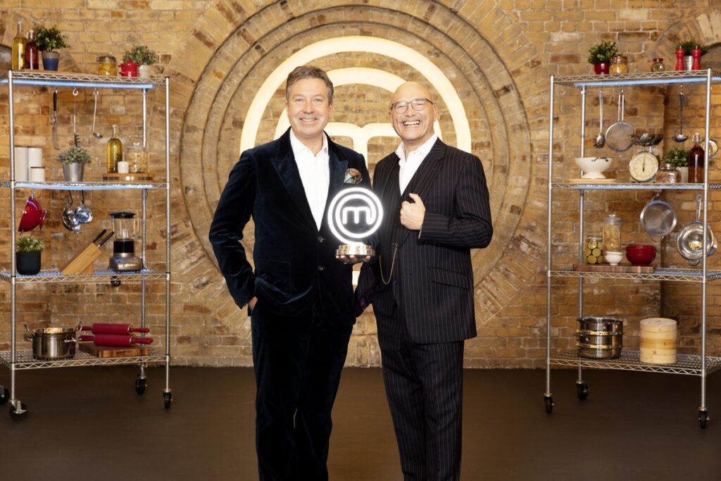MasterChef: Hosts Gregg Wallace and John Torode who appeared in the Air Recorded series from the BBC