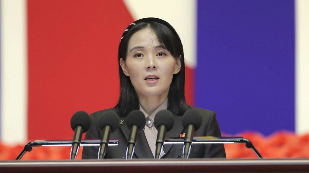 North Korean leader’s powerful sister Kim rejects a reconciliation overture by a new president in the South