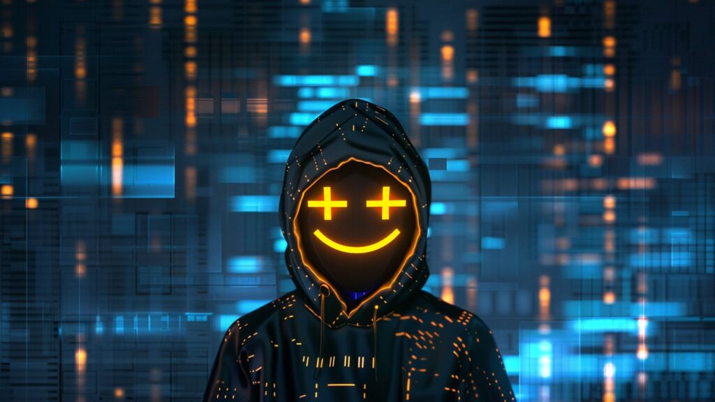 Smiley face hacker