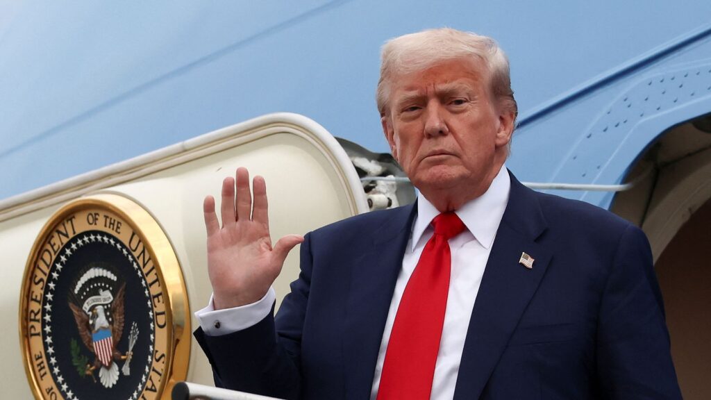Trump warns leaders when he arrives in Scotland