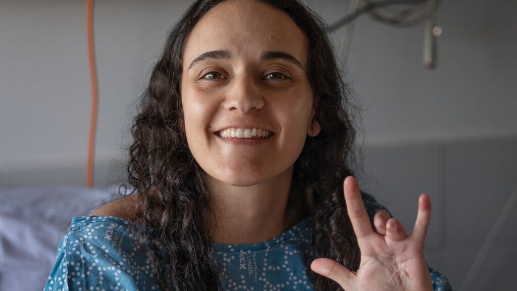 The liberated British and Israeli hostages say they are not “on the right side of history” over the perception of Palestinians