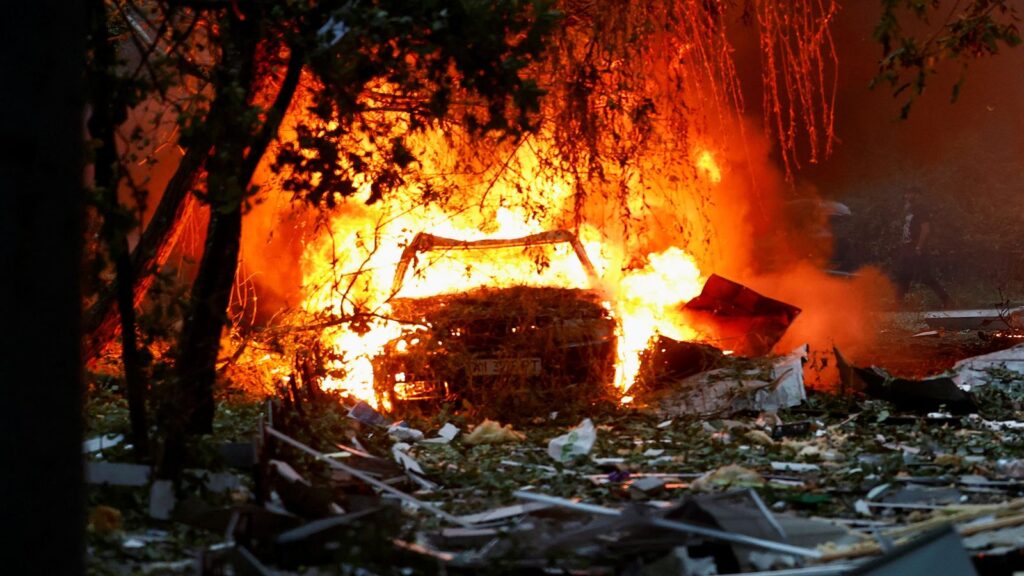 Russian missile and drone attacks against Kyiv kill at least 14 people