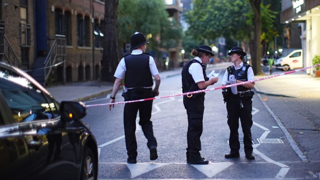 Father and son named victims in central London