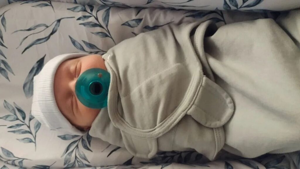Thaddeus Daniel Pierce, born on 26 July 2025, developed from a more than 30 year old embryo. Pic: Lindsey Pierce/Rejoice Fertility Clinic