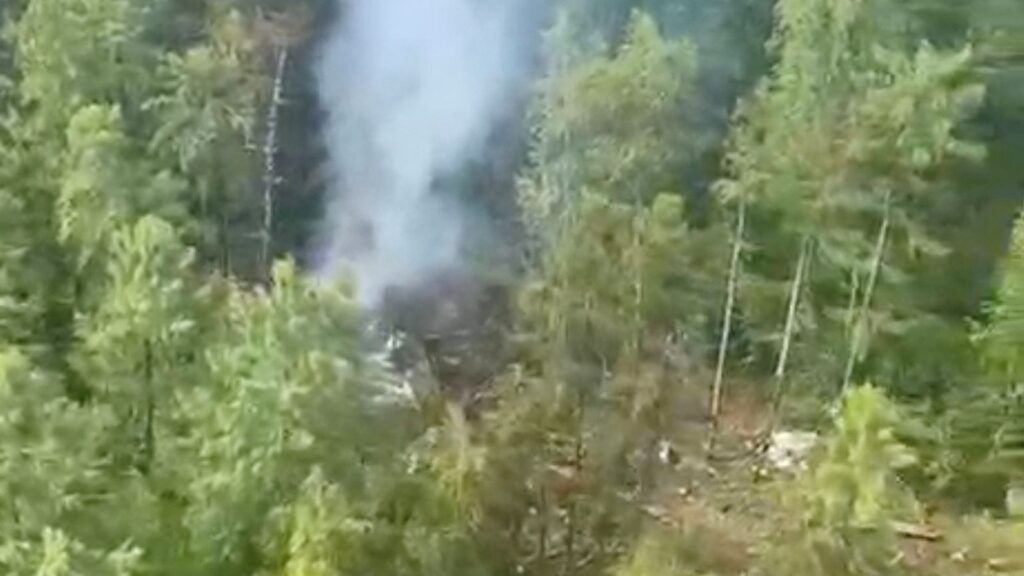 A plane with 49 people on board crashes in the Russian Far East