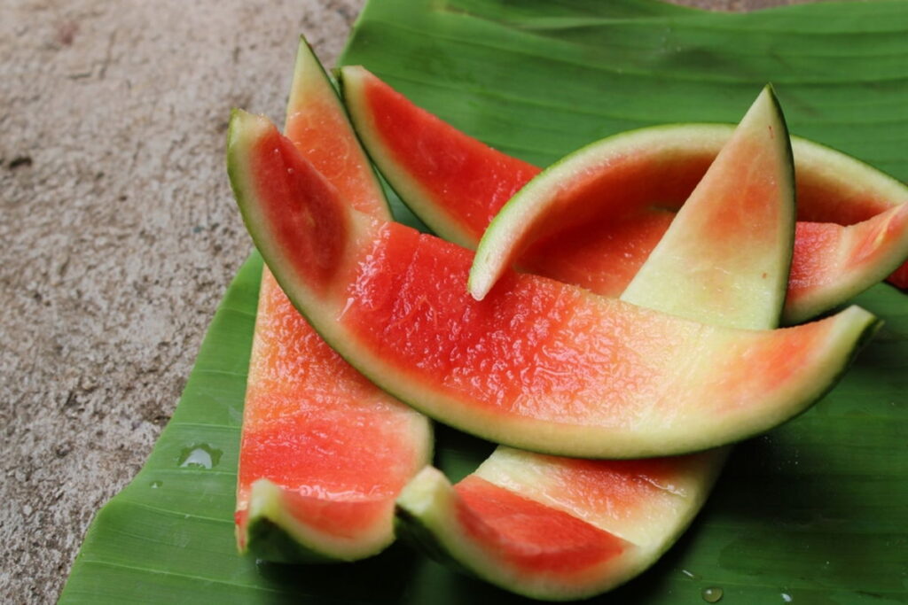 Don't throw away watermelon skin - apparently they're superfoods